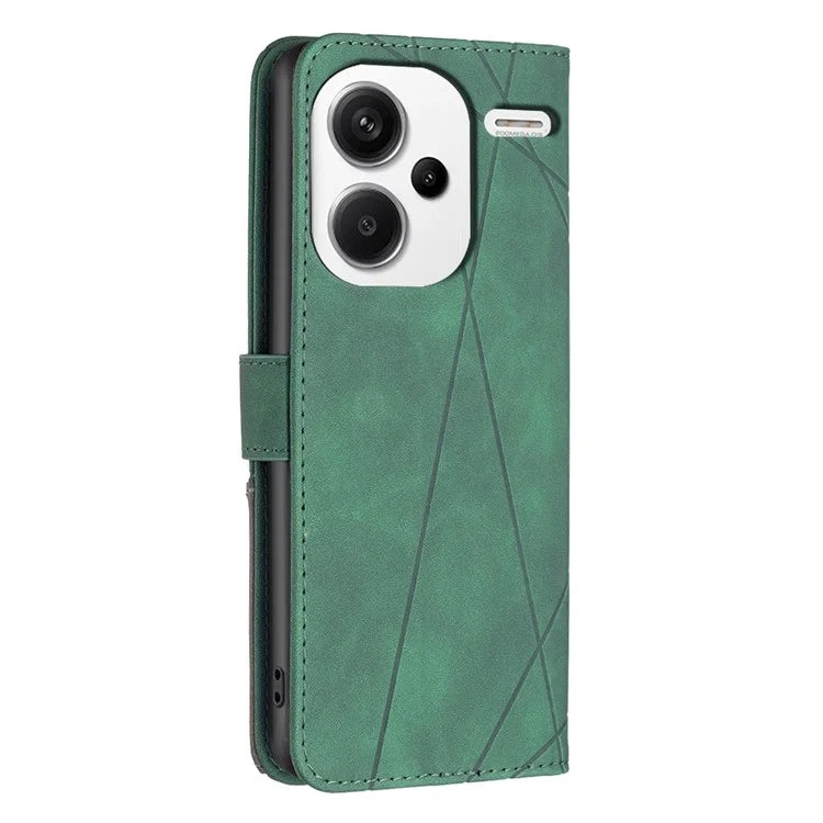 BINFEN COLOR BF05 For Xiaomi Redmi Note 13 Pro+ 5G Phone Case PU Leather Magnetic Protect Cover