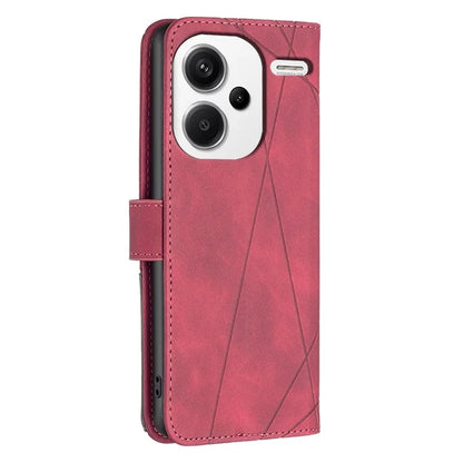 BINFEN COLOR BF05 For Xiaomi Redmi Note 13 Pro+ 5G Phone Case PU Leather Magnetic Protect Cover