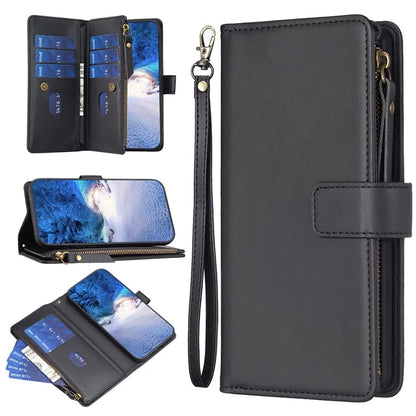 BF Style-19 for Xiaomi Redmi Note 13 Pro+ 5G Leather Wallet Case Zipper Pocket Stand Phone Cover
