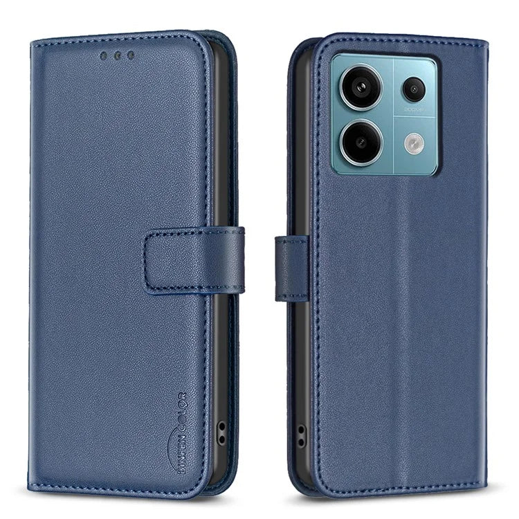 BINFEN COLOR BF17 For Xiaomi Redmi Note 13 Pro 5G / Poco X6 5G Case Wallet Phone Leather Cover