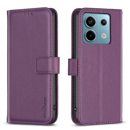 BINFEN COLOR BF17 For Xiaomi Redmi Note 13 Pro 5G / Poco X6 5G Case Wallet Phone Leather Cover