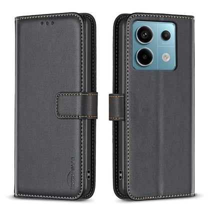 BINFEN COLOR BF17 For Xiaomi Redmi Note 13 Pro 5G / Poco X6 5G Case Wallet Phone Leather Cover