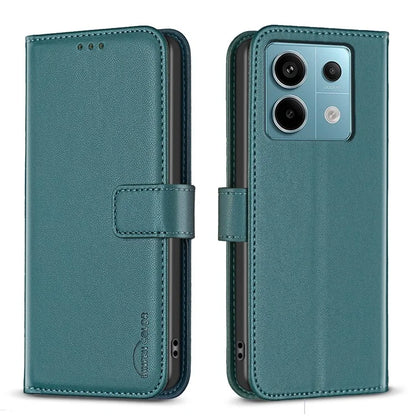 BINFEN COLOR BF17 For Xiaomi Redmi Note 13 Pro 5G / Poco X6 5G Case Wallet Phone Leather Cover