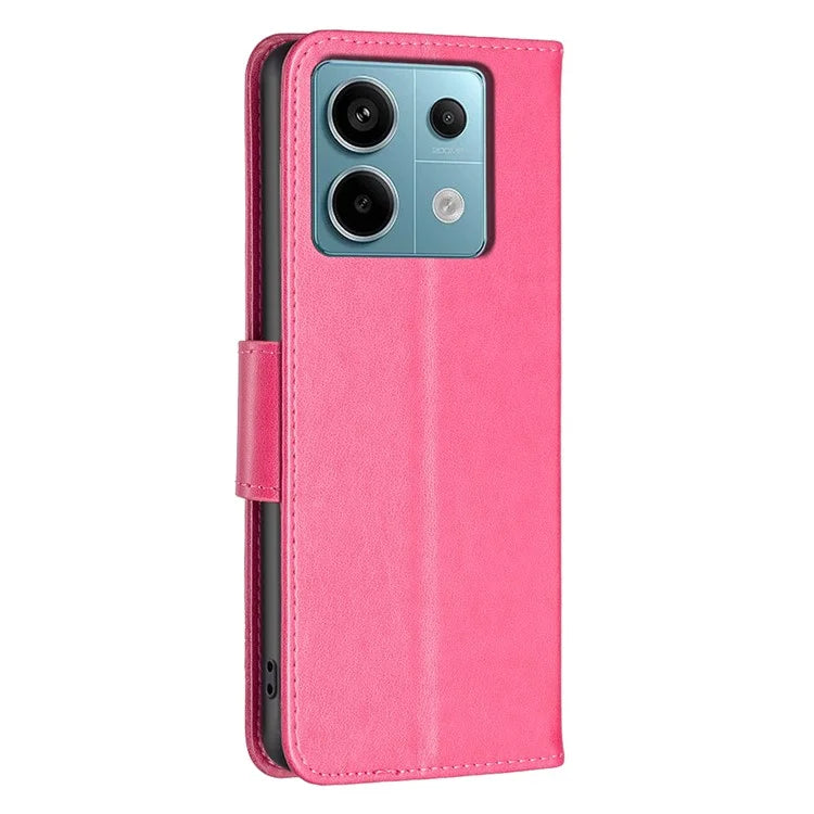 For Xiaomi Redmi Note 13 Pro 5G / Poco X6 5G Case Butterfly Imprinted PU Leather Phone Cover