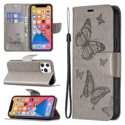 For Xiaomi Redmi Note 13 Pro 5G / Poco X6 5G Case Butterfly Imprinted PU Leather Phone Cover