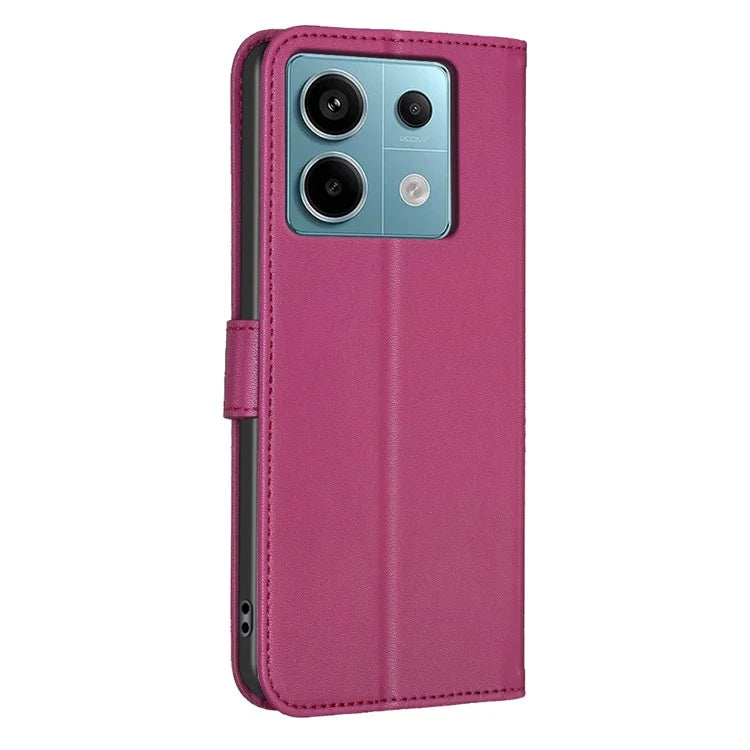 For Xiaomi Redmi Note 13 Pro 5G / Poco X6 5G Leather Case Lucky Clover Pattern Protection Shell Phone Cover