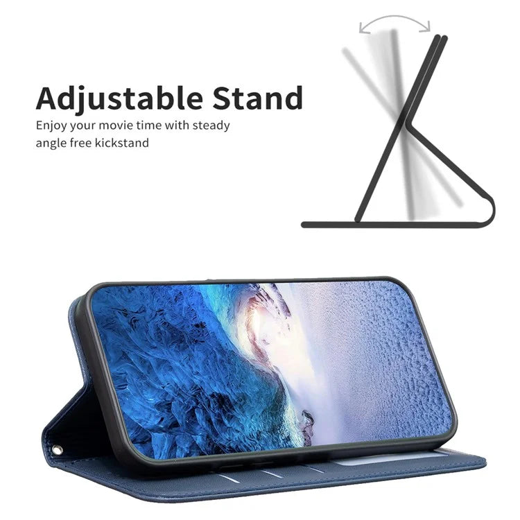For Xiaomi Redmi Note 13 Pro 5G / Poco X6 5G Leather Case Lucky Clover Pattern Protection Shell Phone Cover