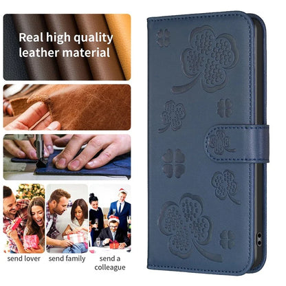 For Xiaomi Redmi Note 13 Pro 5G / Poco X6 5G Leather Case Lucky Clover Pattern Protection Shell Phone Cover