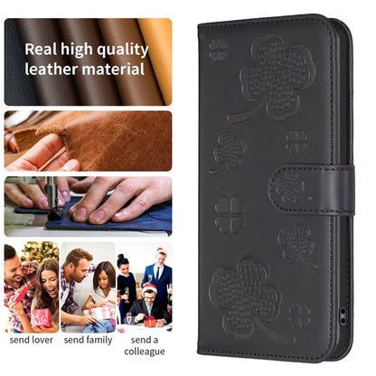 For Xiaomi Redmi Note 13 Pro 5G / Poco X6 5G Leather Case Lucky Clover Pattern Protection Shell Phone Cover