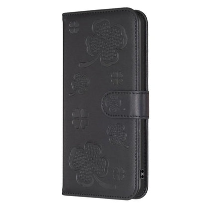 For Xiaomi Redmi Note 13 Pro 5G / Poco X6 5G Leather Case Lucky Clover Pattern Protection Shell Phone Cover