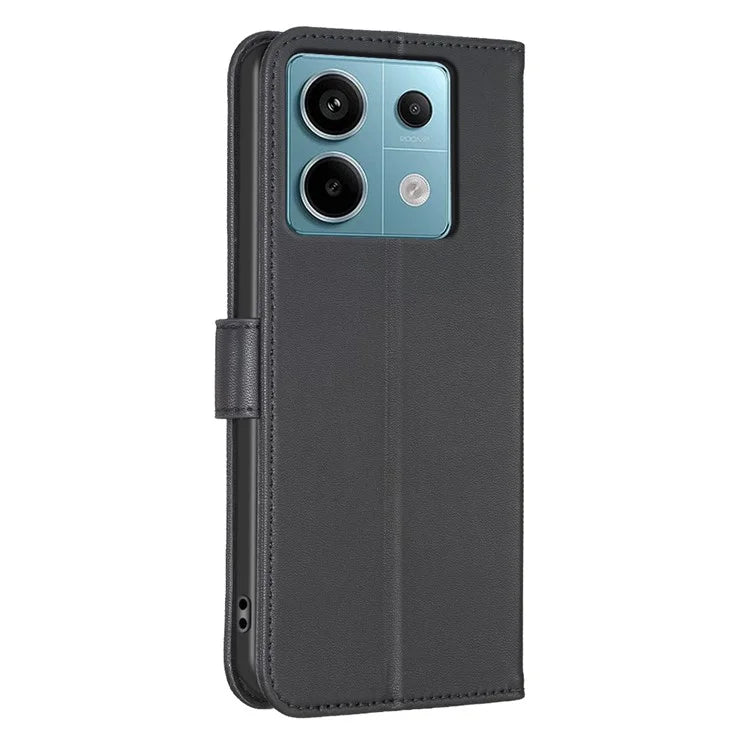 For Xiaomi Redmi Note 13 Pro 5G / Poco X6 5G Leather Case Lucky Clover Pattern Protection Shell Phone Cover