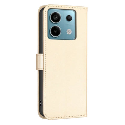 For Xiaomi Redmi Note 13 Pro 5G / Poco X6 5G Leather Case Lucky Clover Pattern Protection Shell Phone Cover