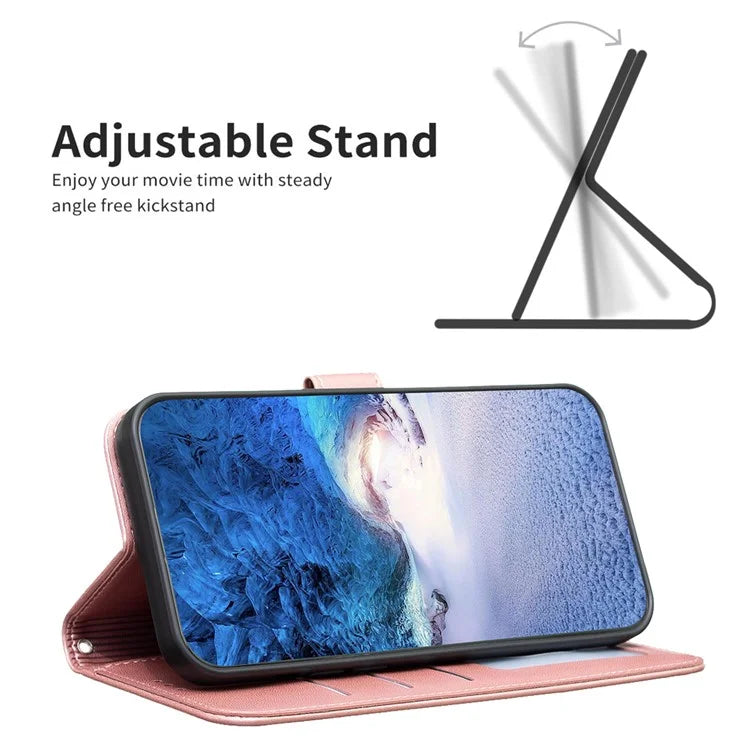 For Xiaomi Redmi Note 13 Pro 5G / Poco X6 5G Leather Case Lucky Clover Pattern Protection Shell Phone Cover