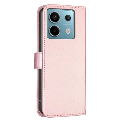 For Xiaomi Redmi Note 13 Pro 5G / Poco X6 5G Leather Case Lucky Clover Pattern Protection Shell Phone Cover