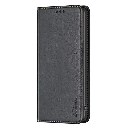 BINFEN COLOR BF18 For Xiaomi Redmi Note 13 Pro 5G / Poco X6 5G PU Leather Case Magnetic Auto-absorbed Phone Cover