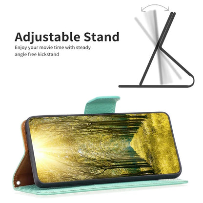 For Xiaomi Redmi Note 13 Pro 5G / Poco X6 5G Phone Case Solid Color PU Leather Stand View Cover Litchi Texture