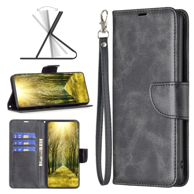 For Xiaomi Redmi Note 13 Pro 5G / Poco X6 5G Leather Wallet Case Solid Color Stand Phone Cover