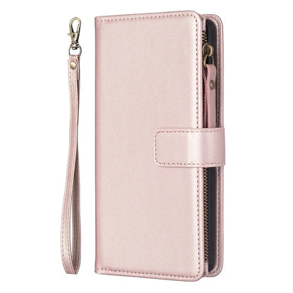 BF Style-19 for Xiaomi Redmi Note 13 Pro 5G / Poco X6 5G Leather Case Card Holder Zipper Pocket Phone Cover