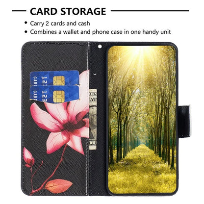 For Xiaomi Redmi Note 13 Pro 5G / Poco X6 5G Case Leather Cover with Wallet Pattern Printing