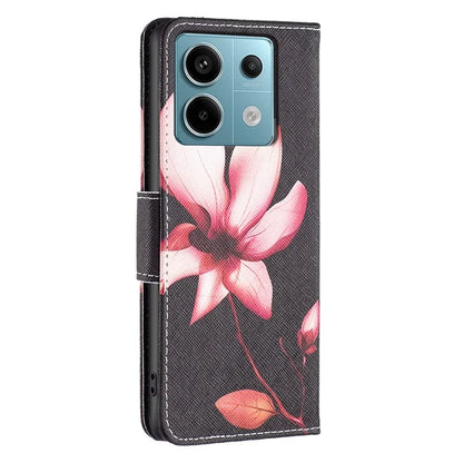 For Xiaomi Redmi Note 13 Pro 5G / Poco X6 5G Case Leather Cover with Wallet Pattern Printing