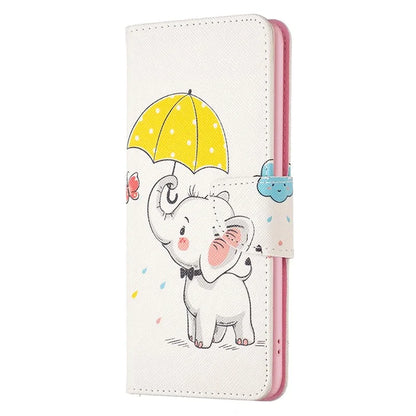For Xiaomi Redmi Note 13 Pro 5G / Poco X6 5G Case Leather Cover with Wallet Pattern Printing
