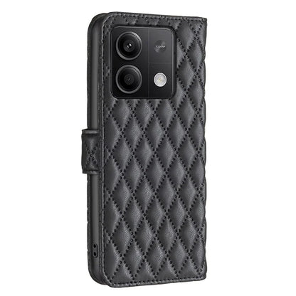 BINFEN COLOR BF Style-14 For Xiaomi Redmi Note 13 5G Leather Flip Case Folding Stand Phone Cover