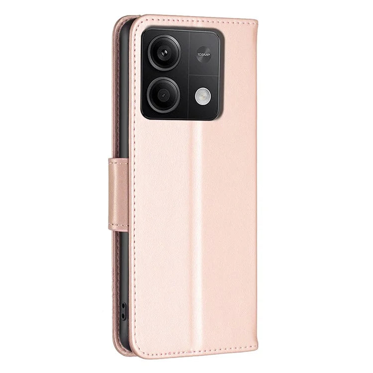 For Xiaomi Redmi Note 13 5G Leather Case Wallet Phone Cover Butterfly Pattern
