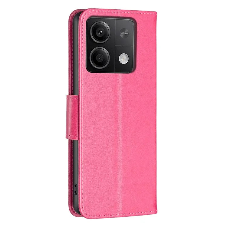 For Xiaomi Redmi Note 13 5G Leather Case Wallet Phone Cover Butterfly Pattern