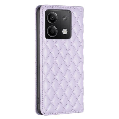 BINFEN COLOR BF Style-16 For Xiaomi Redmi Note 13 5G Case Card Holder PU Leather Phone Cover
