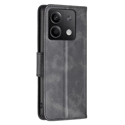 For Xiaomi Redmi Note 13 5G Leather Case Shockproof TPU Stand Solid Color Phone Cover