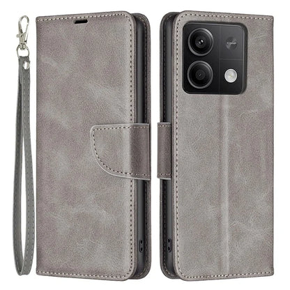 For Xiaomi Redmi Note 13 5G Leather Case Shockproof TPU Stand Solid Color Phone Cover