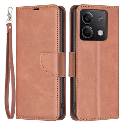 For Xiaomi Redmi Note 13 5G Leather Case Shockproof TPU Stand Solid Color Phone Cover