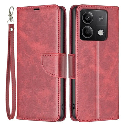For Xiaomi Redmi Note 13 5G Leather Case Shockproof TPU Stand Solid Color Phone Cover