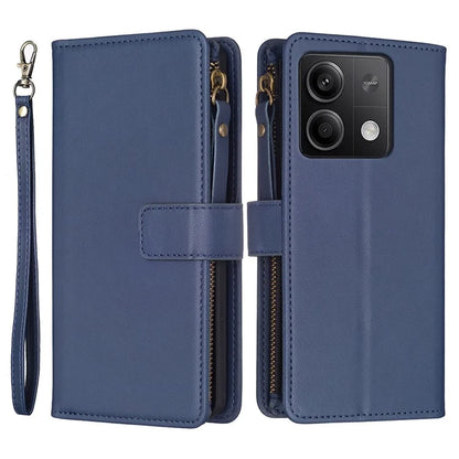 BF Style-19 for Xiaomi Redmi Note 13 5G Leather Phone Case Wallet Stand Flip Cover Zipper Pocket