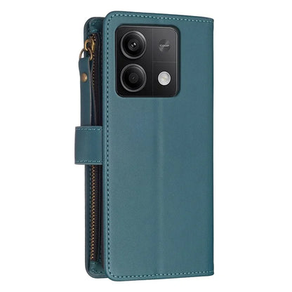 BF Style-19 for Xiaomi Redmi Note 13 5G Leather Phone Case Wallet Stand Flip Cover Zipper Pocket