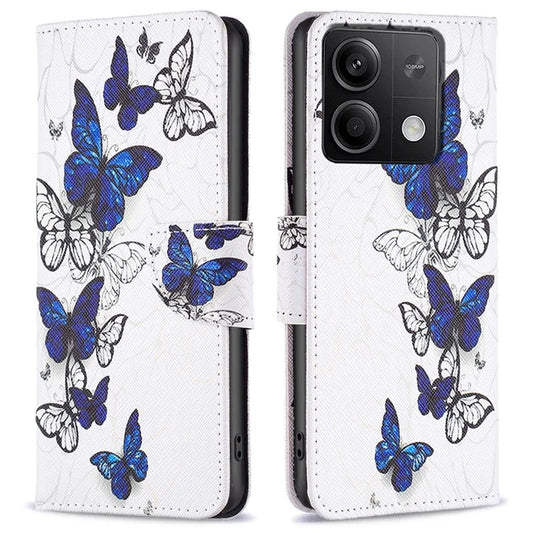 For Xiaomi Redmi Note 13 5G Phone Case Pattern Printing Wallet Leather Cover