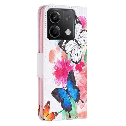 For Xiaomi Redmi Note 13 5G PU Leather Phone Case TPU Inner Shell Pattern Printing Design