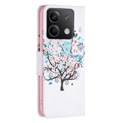 For Xiaomi Redmi Note 13 5G PU Leather Phone Case TPU Inner Shell Pattern Printing Design