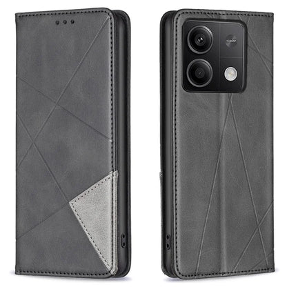 For Xiaomi Redmi Note 13 5G PU Leather Phone Case 2 Card Holders Magnetic Closure