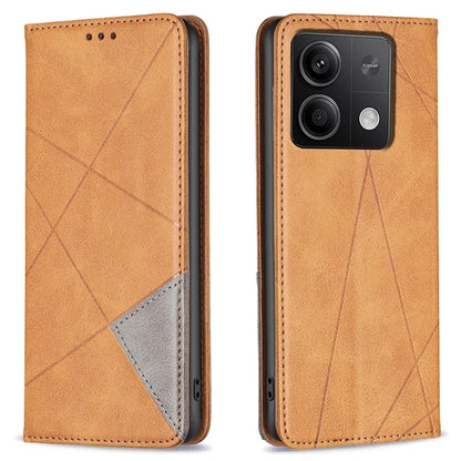 For Xiaomi Redmi Note 13 5G PU Leather Phone Case 2 Card Holders Magnetic Closure
