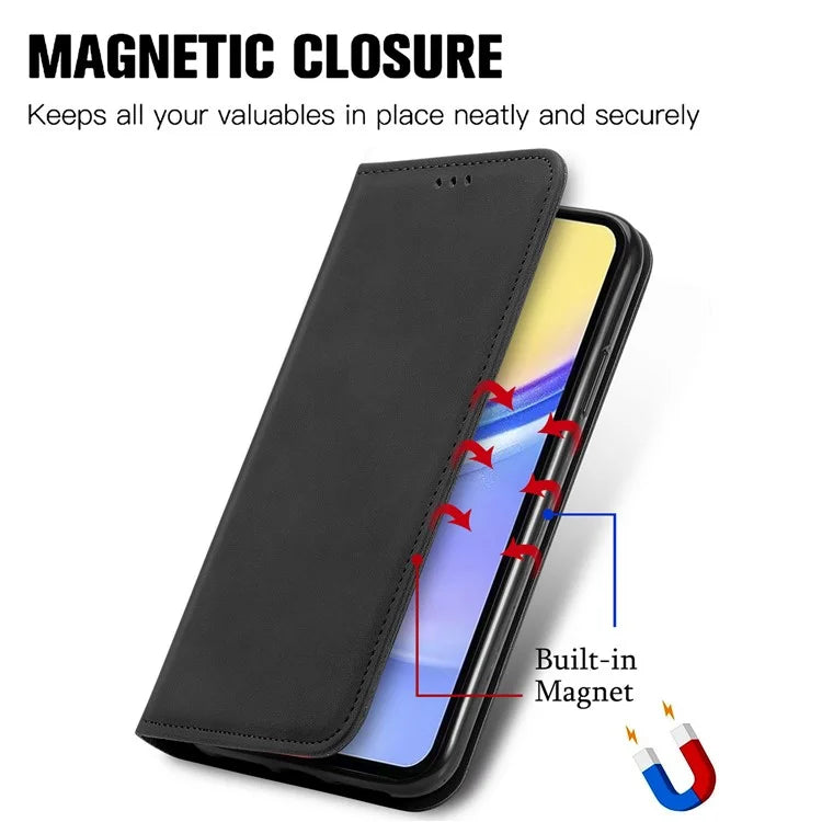 For Samsung Galaxy A15 4G / A15 5G Cover Card Slots Skin-touch Phone Stand Case