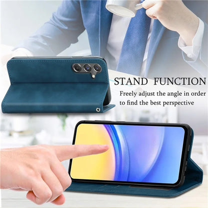 For Samsung Galaxy A15 4G / A15 5G Cover Card Slots Skin-touch Phone Stand Case