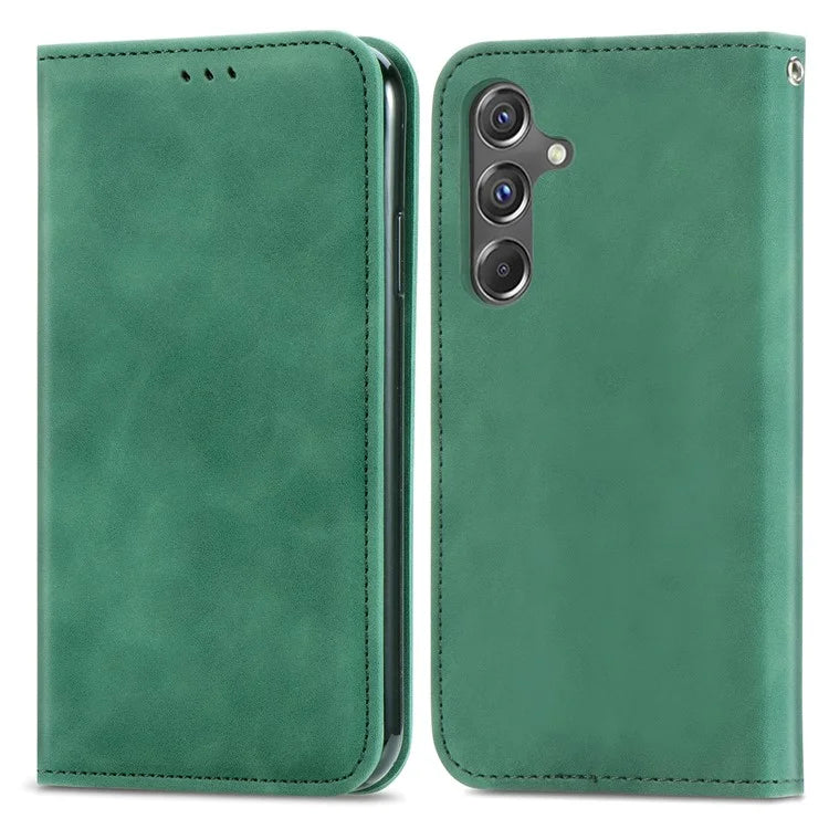 For Samsung Galaxy A15 4G / A15 5G Cover Card Slots Skin-touch Phone Stand Case