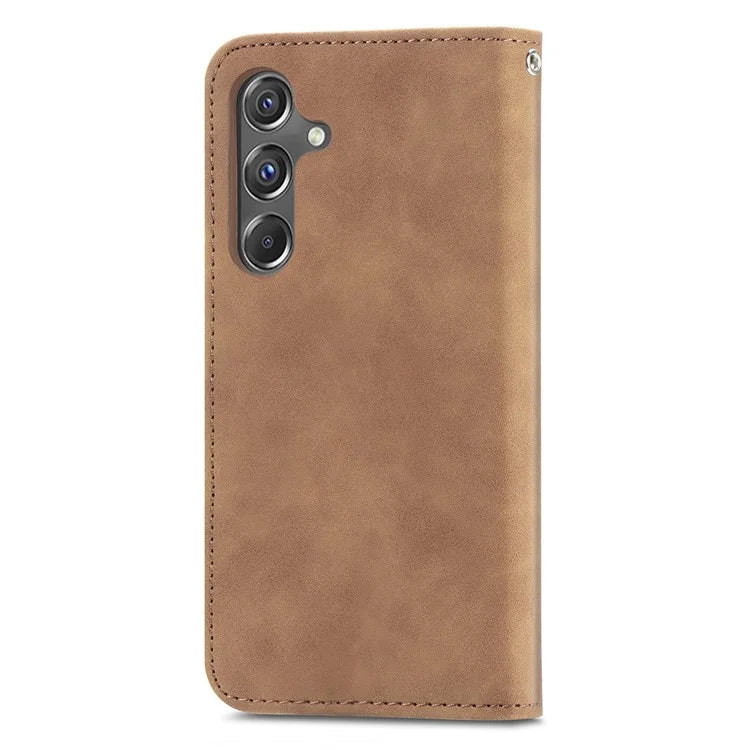 For Samsung Galaxy A15 4G / A15 5G Cover Card Slots Skin-touch Phone Stand Case