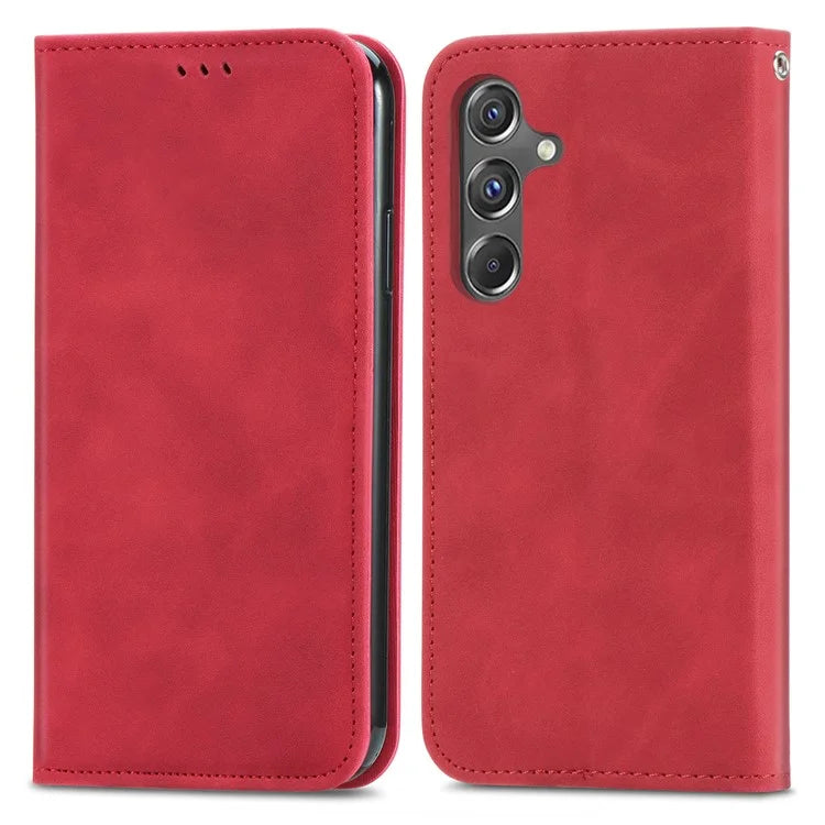 For Samsung Galaxy A15 4G / A15 5G Cover Card Slots Skin-touch Phone Stand Case