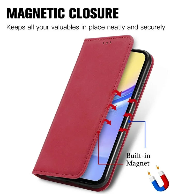 For Samsung Galaxy A15 4G / A15 5G Cover Card Slots Skin-touch Phone Stand Case