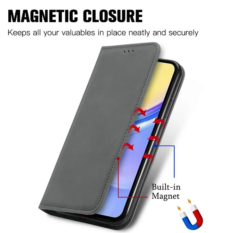 For Samsung Galaxy A15 4G / A15 5G Cover Card Slots Skin-touch Phone Stand Case