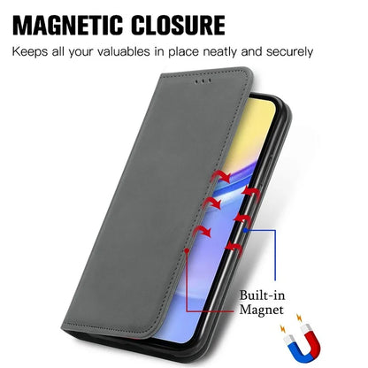 For Samsung Galaxy A15 4G / A15 5G Cover Card Slots Skin-touch Phone Stand Case