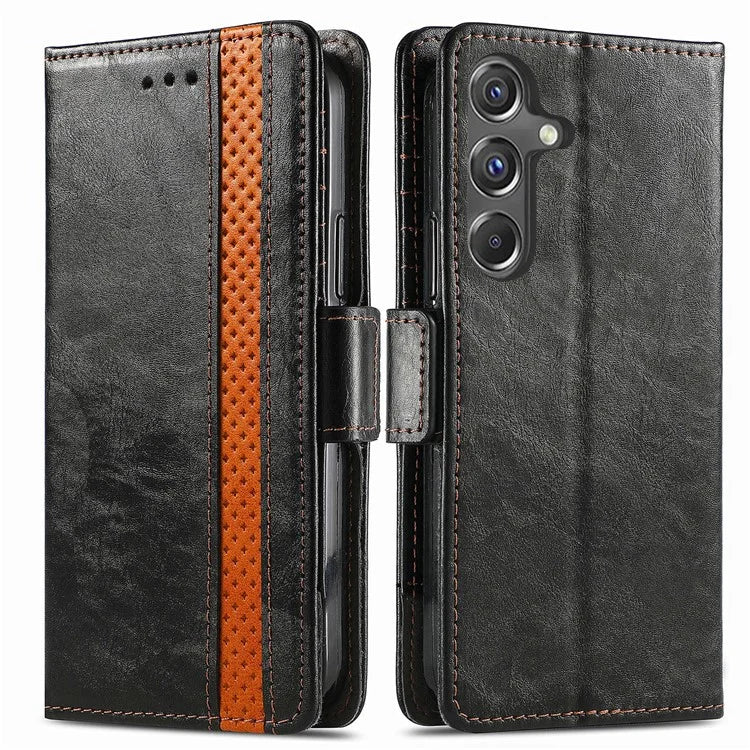 CASENEO 002 Series For Samsung Galaxy A15 4G / A15 5G Cell Phone Case RFID Blocking Stand Cover