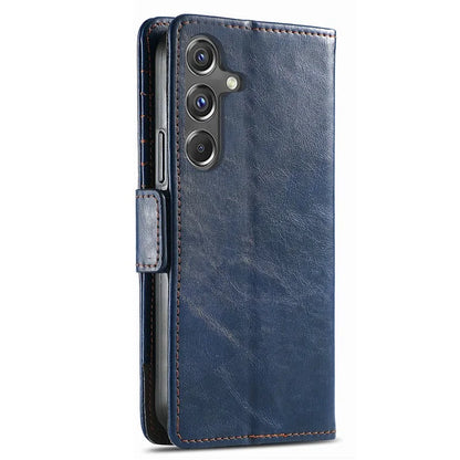 CASENEO 002 Series For Samsung Galaxy A15 4G / A15 5G Cell Phone Case RFID Blocking Stand Cover